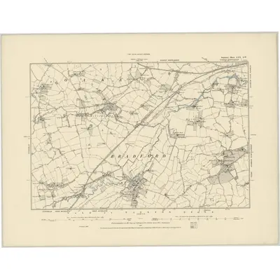 1887 Map of Somerset LXX.SW