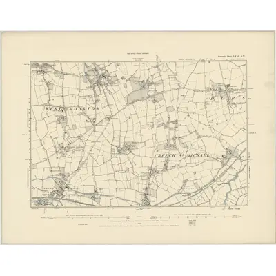1887 Map of Somerset LXXI.NW