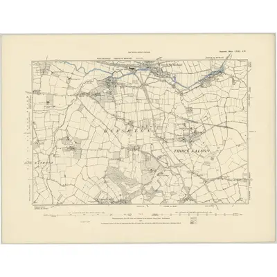 1887 Map of Somerset LXXI.SW