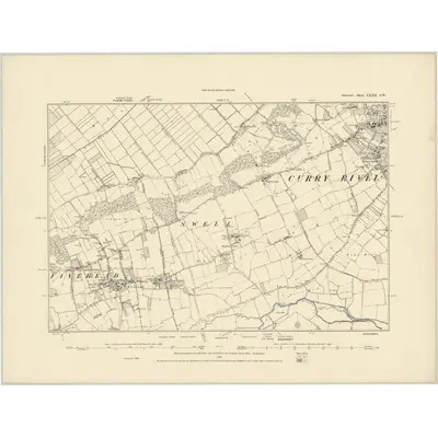 1886 Map of Somerset LXXII.SW