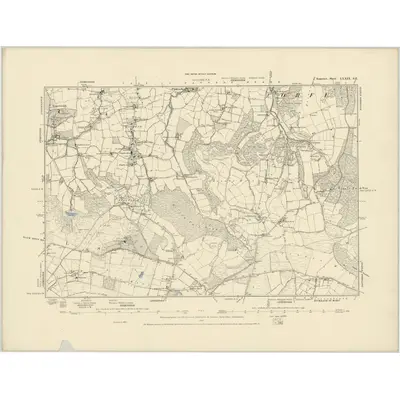 1887 Map of Somerset LXXIX.SE
