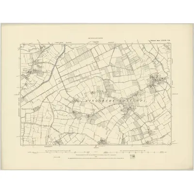 1886 Map of Somerset LXXXI.NE