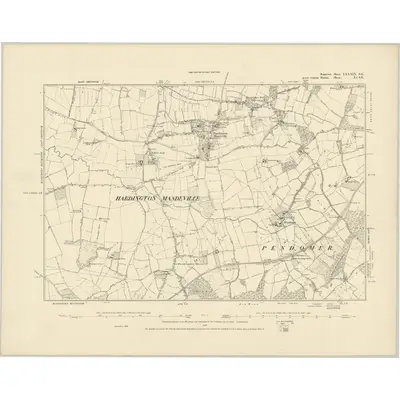 1886 Map of Somerset LXXXIX.SE