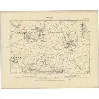 1886 Map of Somerset LXXXVIII.NE