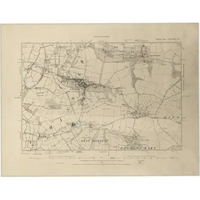 1886 Map of Somerset LXXXVIII.NW