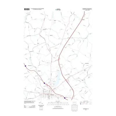2013 Map of Somerset, 2013 Print
