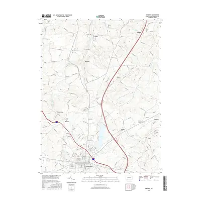 2016 Map of Somerset, 2016 Print