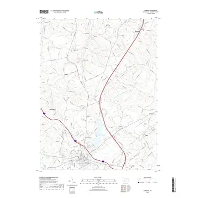2019 Map of Somerset, 2019 Print