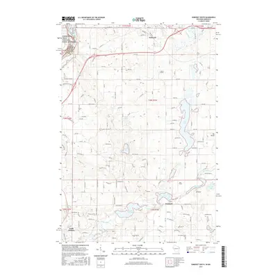 2015 Map of Somerset South, 2015 Print