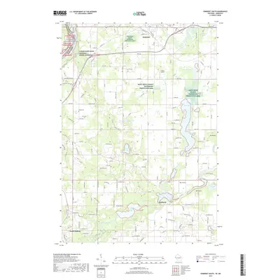 2019 Map of Somerset South, 2019 Print