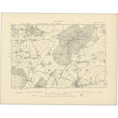 1886 Map of Somerset XCII.NW