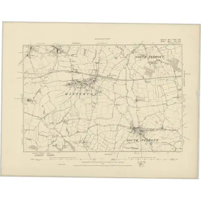 1886 Map of Somerset XCIII.NW