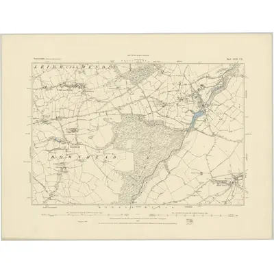 1884 Map of Somerset XLII.NE