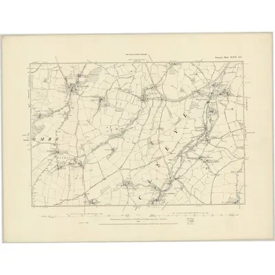 1887 Map of Somerset XLVII.NE