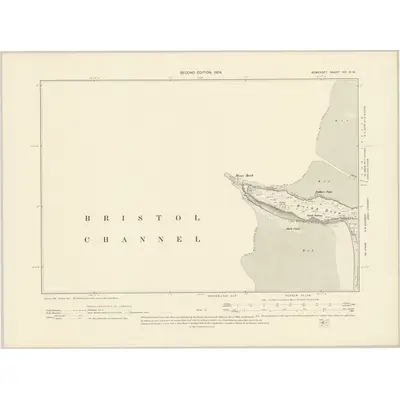 1902 Map of Somerset XVI.NW, 1904 Print