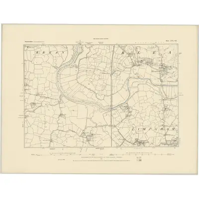 1884 Map of Somerset XVI.SE