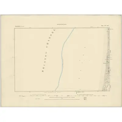 1884 Map of Somerset XVI.SW