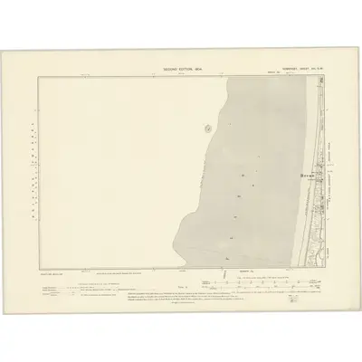 1902 Map of Somerset XVI.SW, 1904 Print