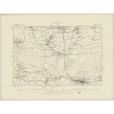 1884 Map of Somerset XVII.SE