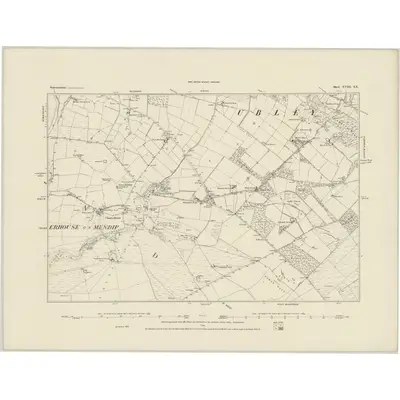 1884 Map of Somerset XVIII.SE