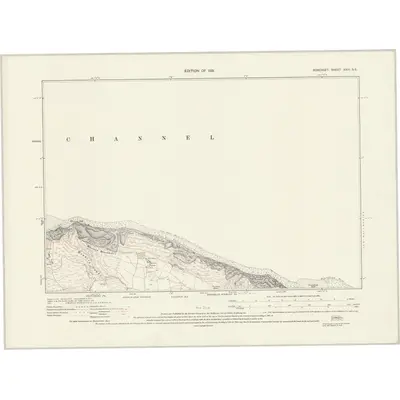 1928 Map of Somerset XXIII.SE, 1931 Print
