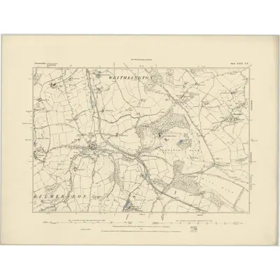 1884 Map of Somerset XXIX.NE