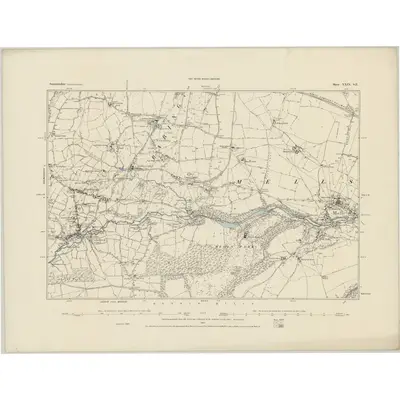 1884 Map of Somerset XXIX.SE
