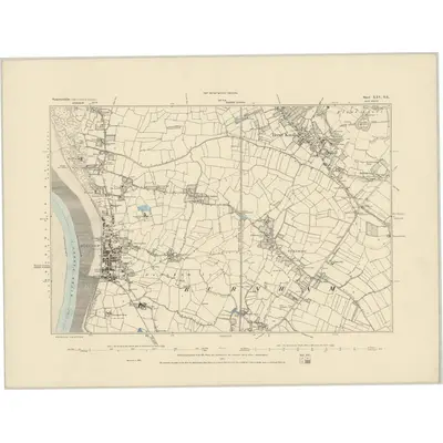 1884 Map of Somerset XXV.SE