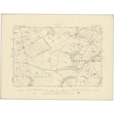 1884 Map of Somerset XXVIII.NW