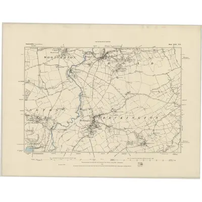 1884 Map of Somerset XXX.NE