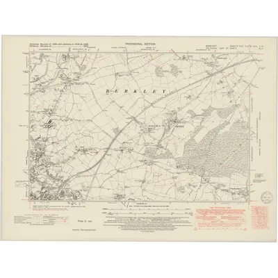 1938 Map of Somerset XXX.SE &  XXXI.SW, 1949 Print