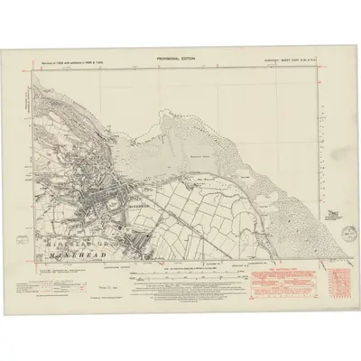 1938 Map of Somerset XXXV.NW & NE, 1949 Print