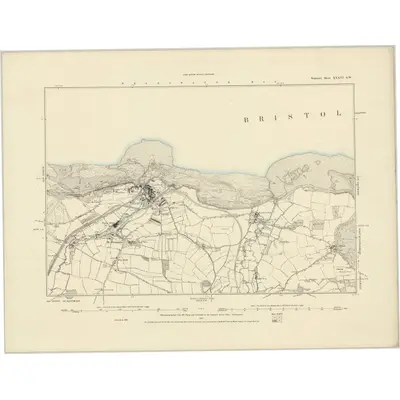 1887 Map of Somerset XXXVI.SW