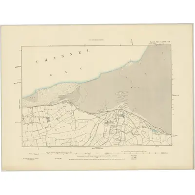 1886 Map of Somerset XXXVII.NE