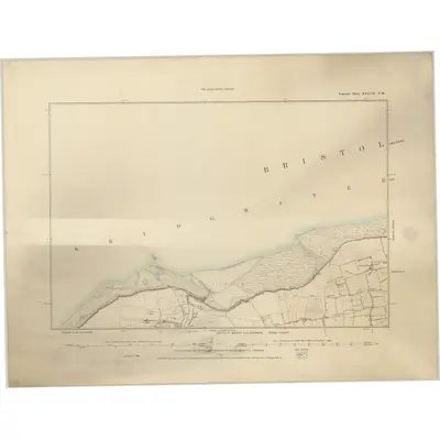 1886 Map of Somerset XXXVII.NW