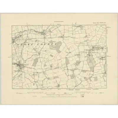 1886 Map of Somerset XXXVII.SE