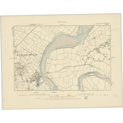 1886 Map of Somerset XXXVIII.SW