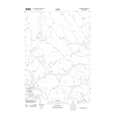 2012 Map of Somersworth, 2012 Print