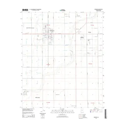 2014 Map of Somerton, 2014 Print