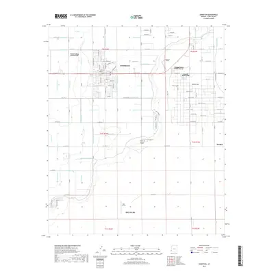 2018 Map of Somerton, 2018 Print