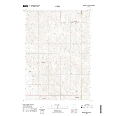 2017 Map of Somerville Flats East, 2017 Print