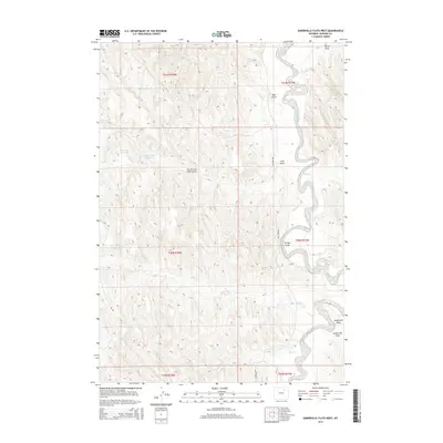 2015 Map of Somerville Flats West, 2015 Print