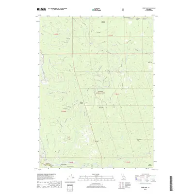 2018 Map of Somes Bar, 2018 Print