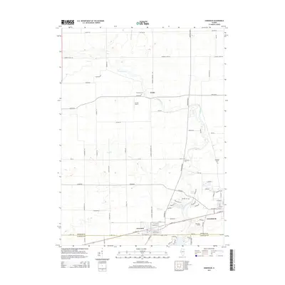 2015 Map of Somonauk, 2015 Print