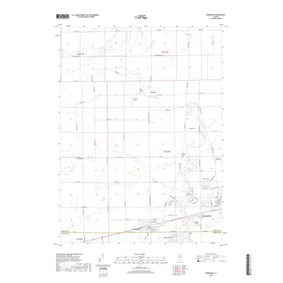 2018 Map of Somonauk, 2018 Print