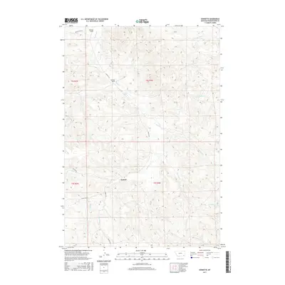 2017 Map of Sonnette, 2017 Print