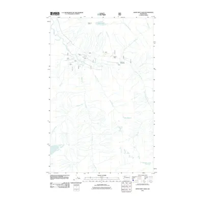 2011 Map of Sonny Boy Lakes, 2011 Print