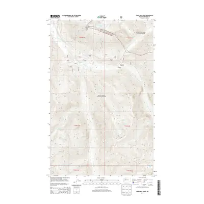 2014 Map of Sonny Boy Lakes, 2014 Print