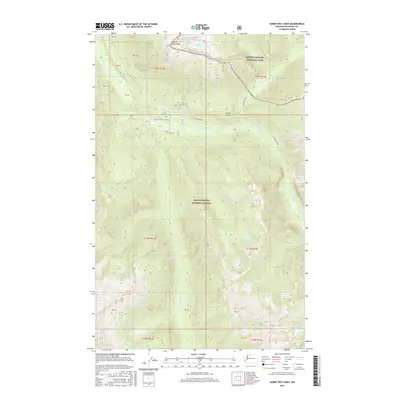 2017 Map of Sonny Boy Lakes, 2017 Print