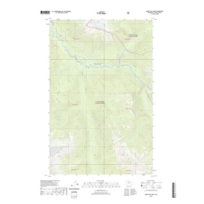 2020 Map of Sonny Boy Lakes, 2020 Print